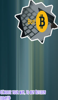 To buy bitcoins